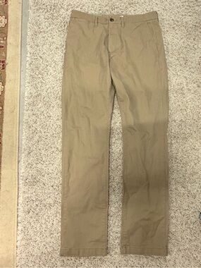 Goodfellow & Co Khaki Athletic Chino 34 W 34 L